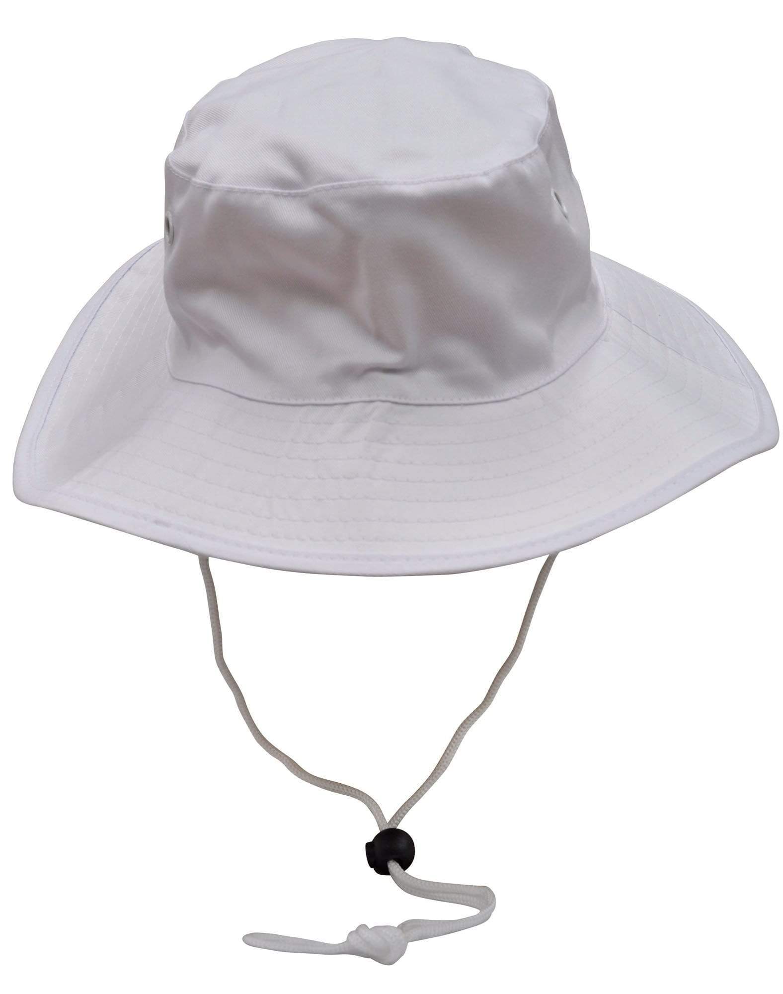 Winning Spirit Active Wear White / S Surf Hat With Break-away Strap H1035